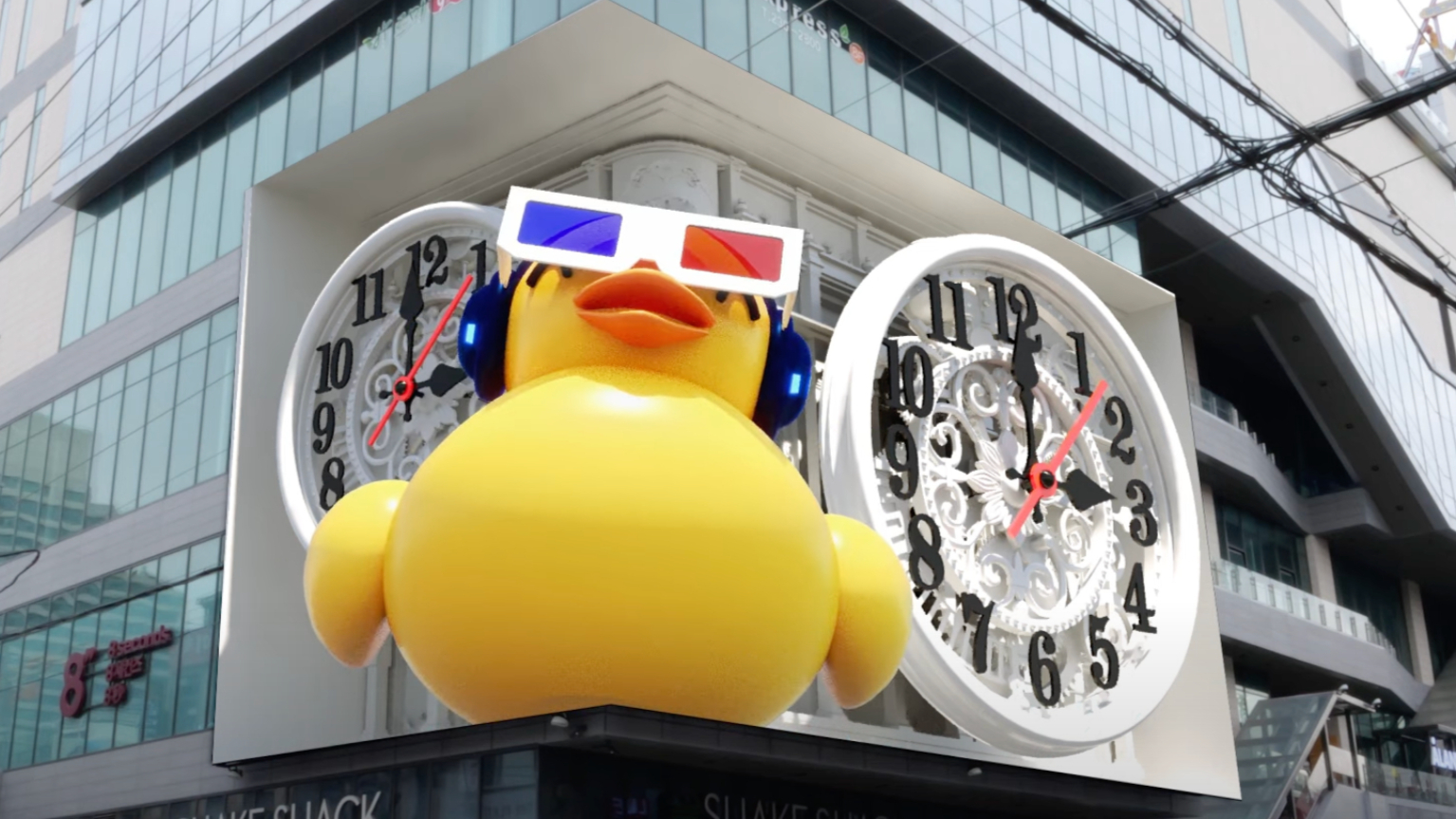 裸眼3D｜报时