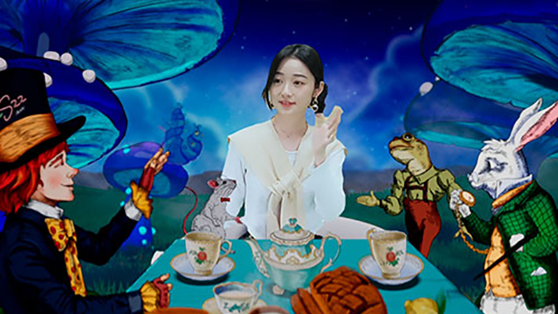 好奇女孩爱丽丝虚拟交互