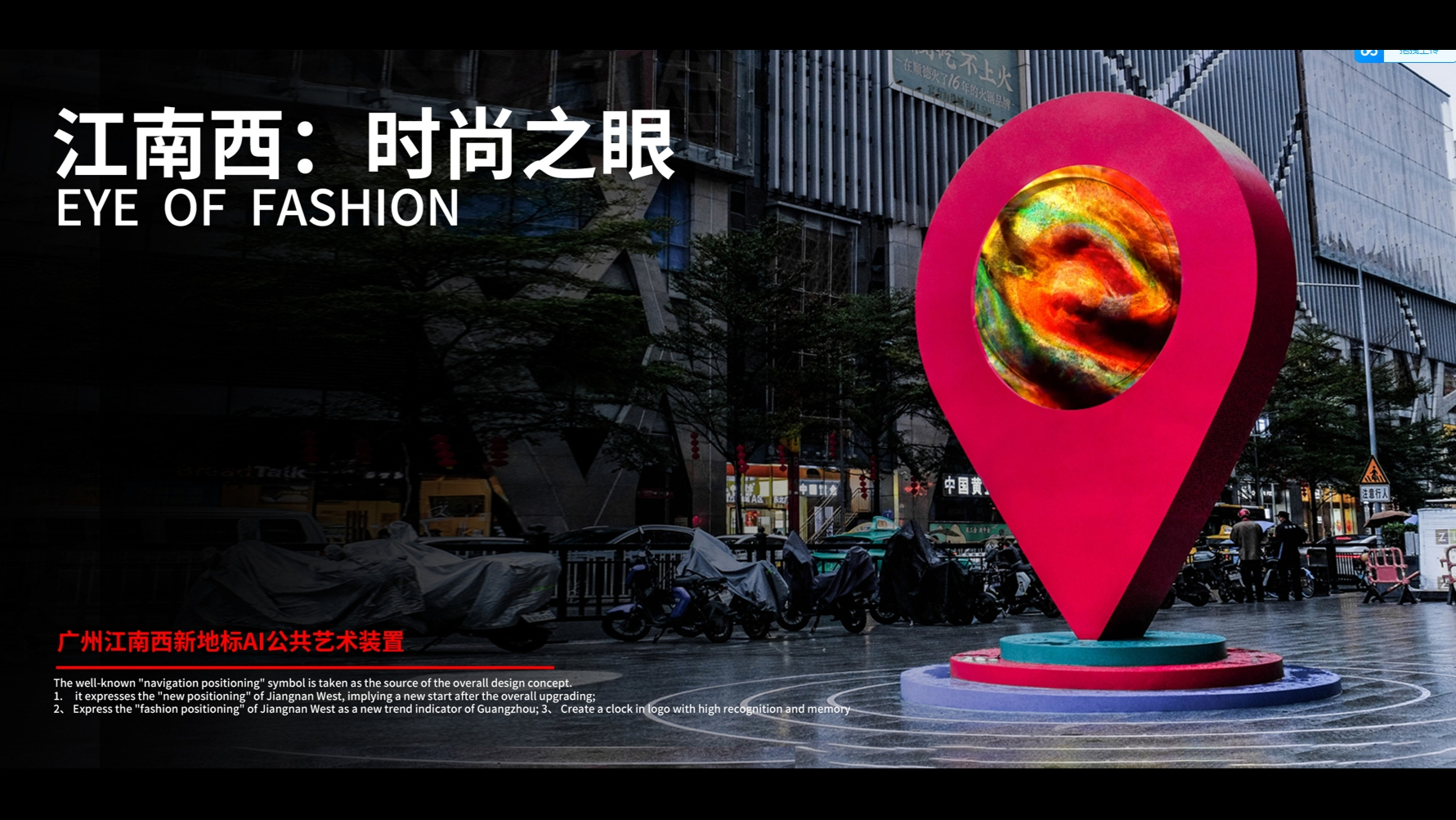 Fashion Eye AI New Media Public Art
