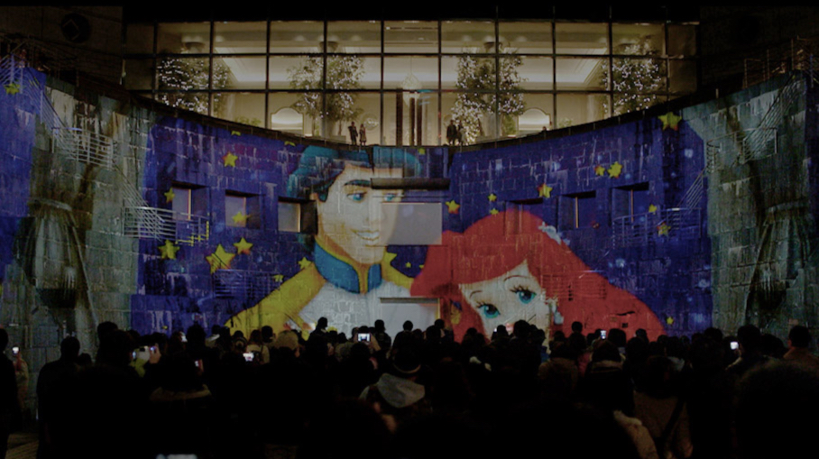 DOCKYARD PROJECTION MAPPING / DESNEY THE LITTLE MERMAID