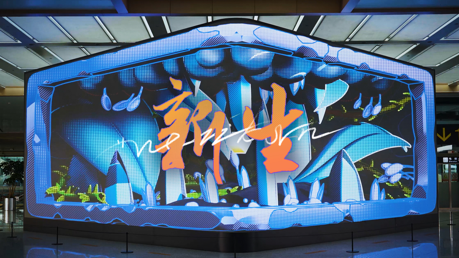 熵 · 新生 | 重庆机场数字艺术展