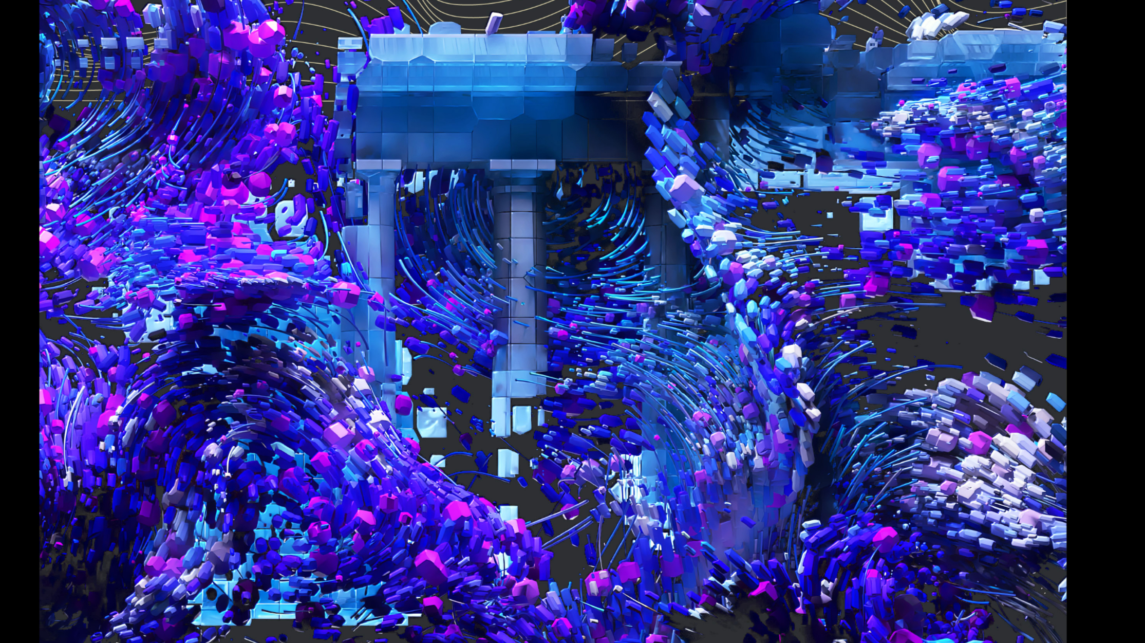 Antaless Visual Design Video Projection Mapping "GLOAMING"