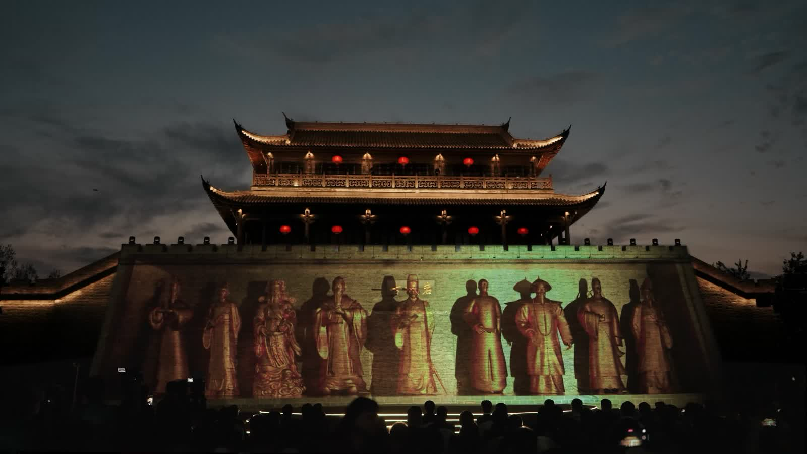 LIMPIDART黄山休宁状元大会城墙裸眼3D