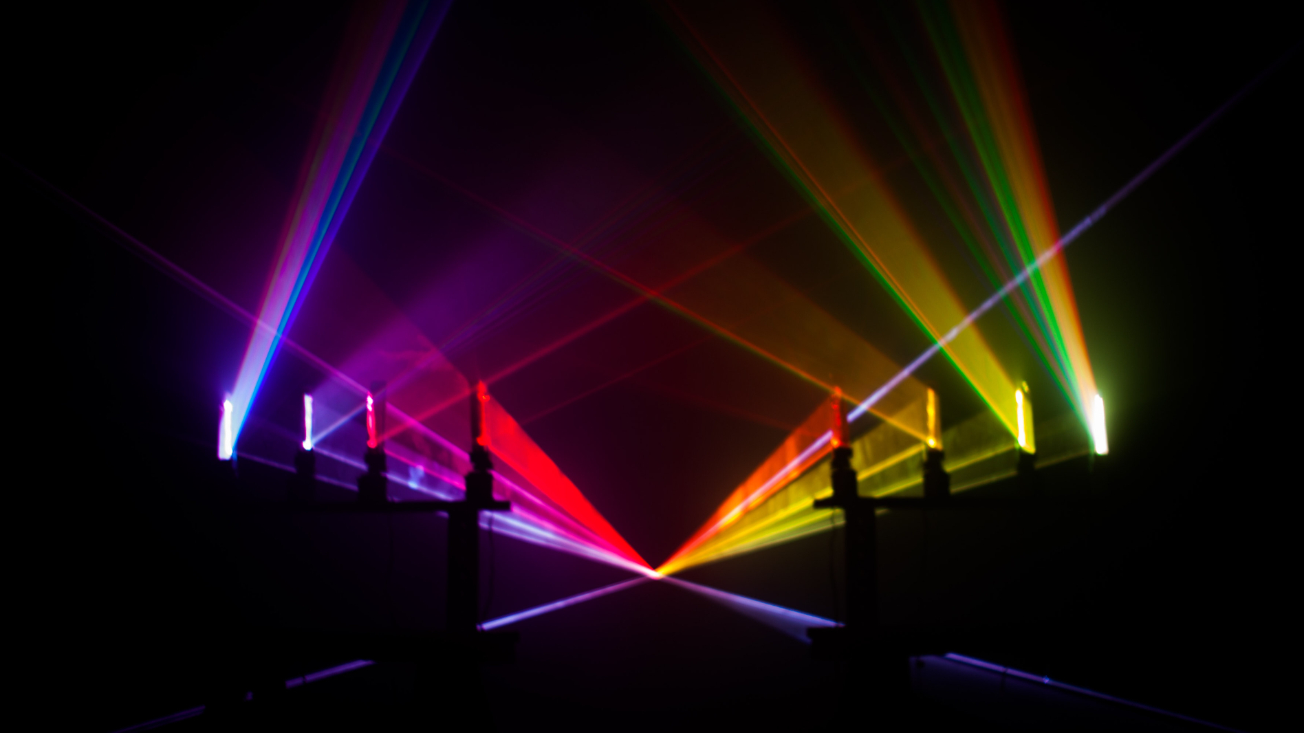 Matrix Audio Visual Kinematic Laser Installation