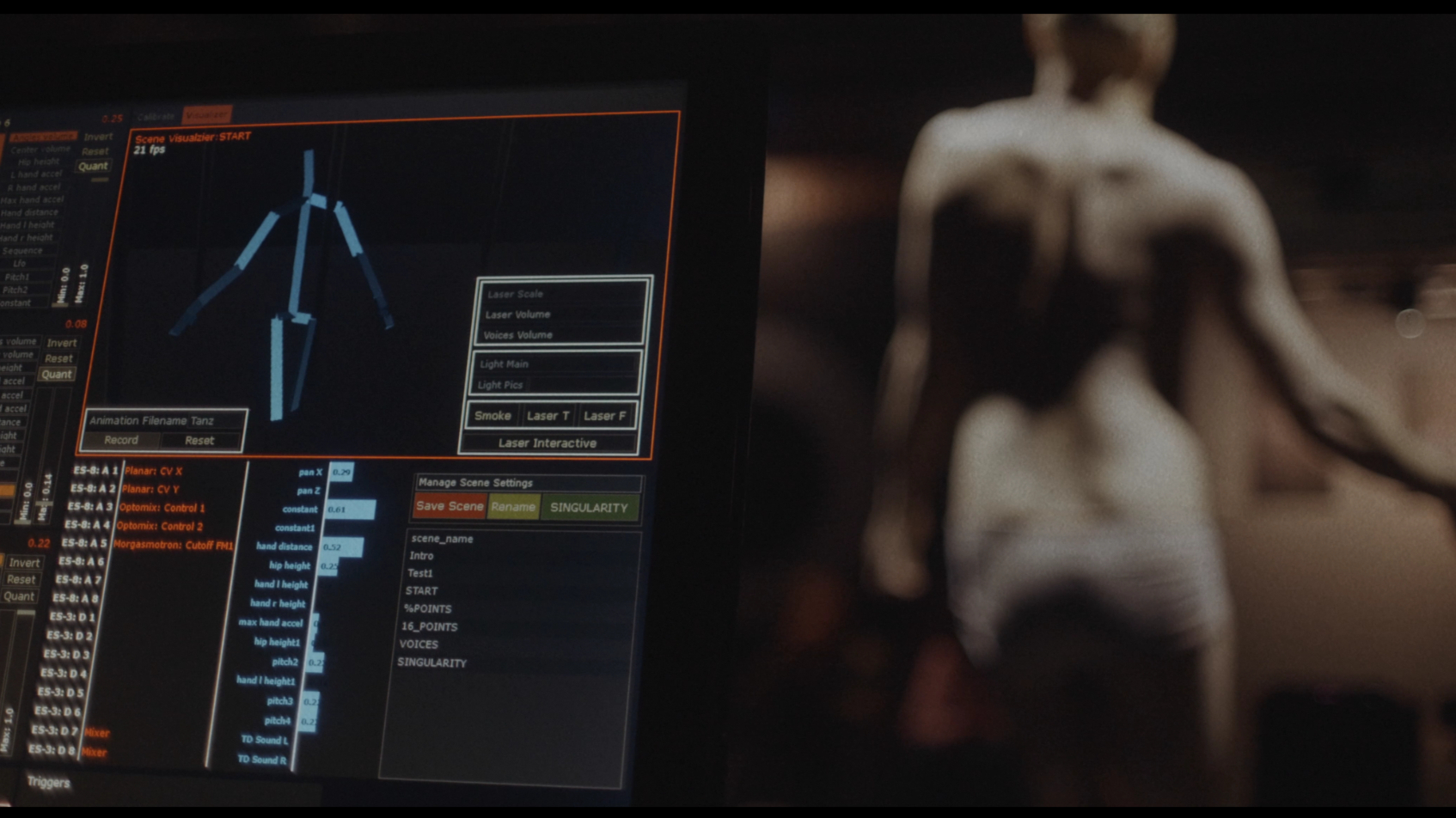 Singularity.  Interactive Dance Performance