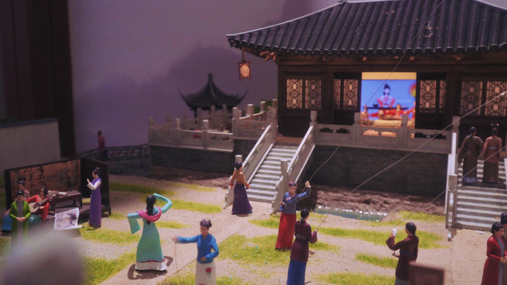 上巳节微缩场景模型