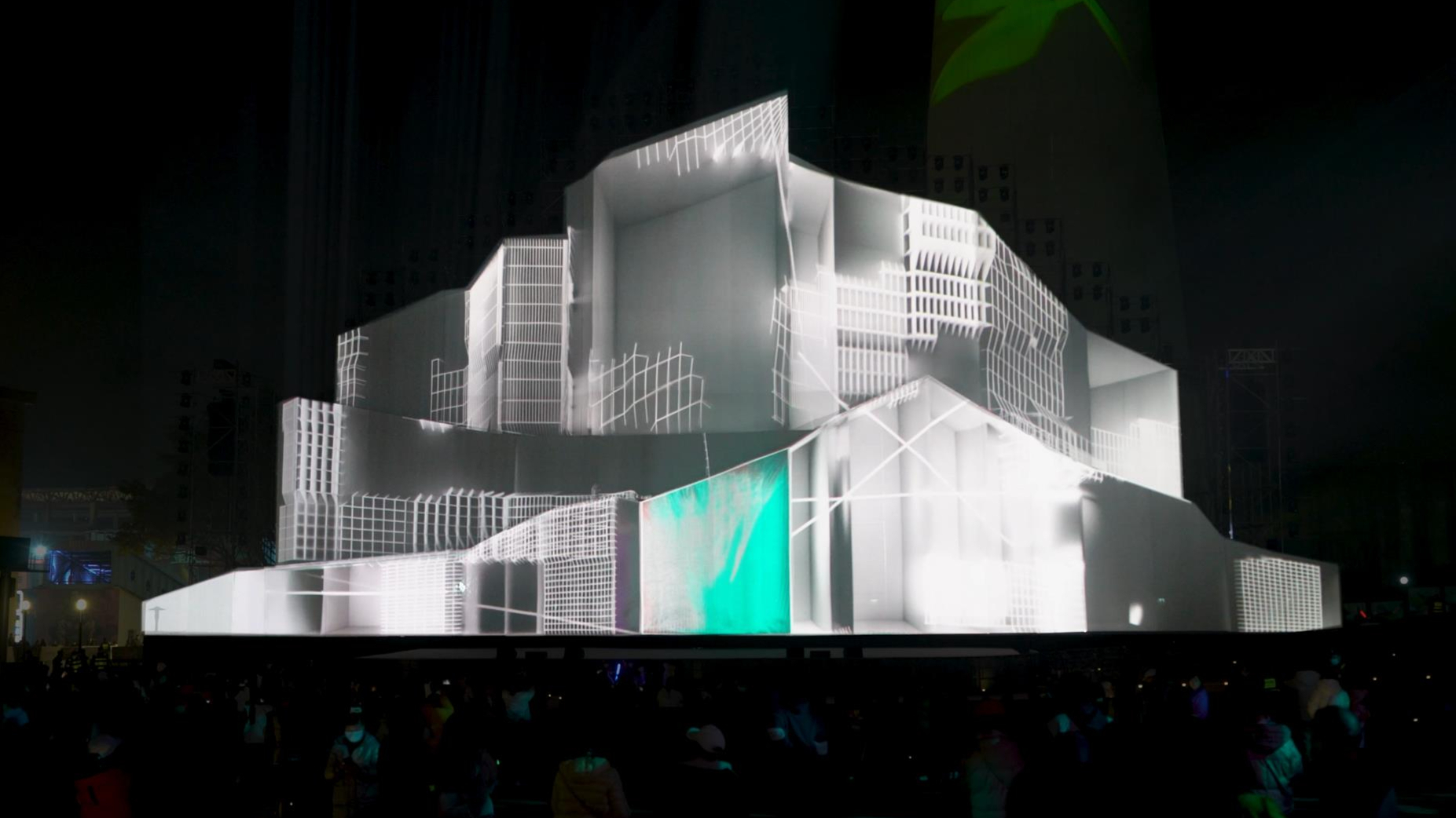 LAYER³ - projection mapping @ Chongqing Light Festival, China 2023