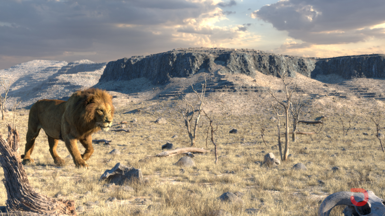 The Lion King in Houdini with hip+nuke file