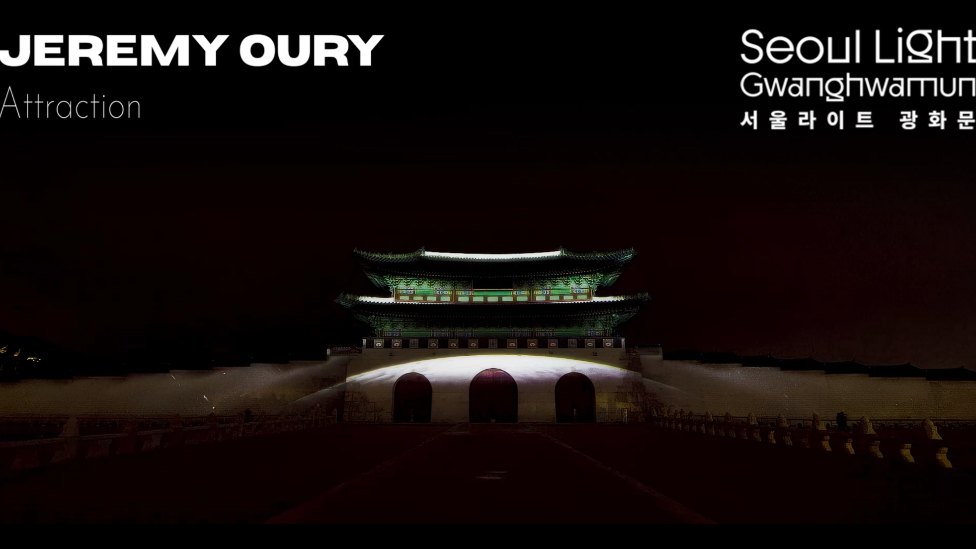 Attraction | Video mapping South Korea