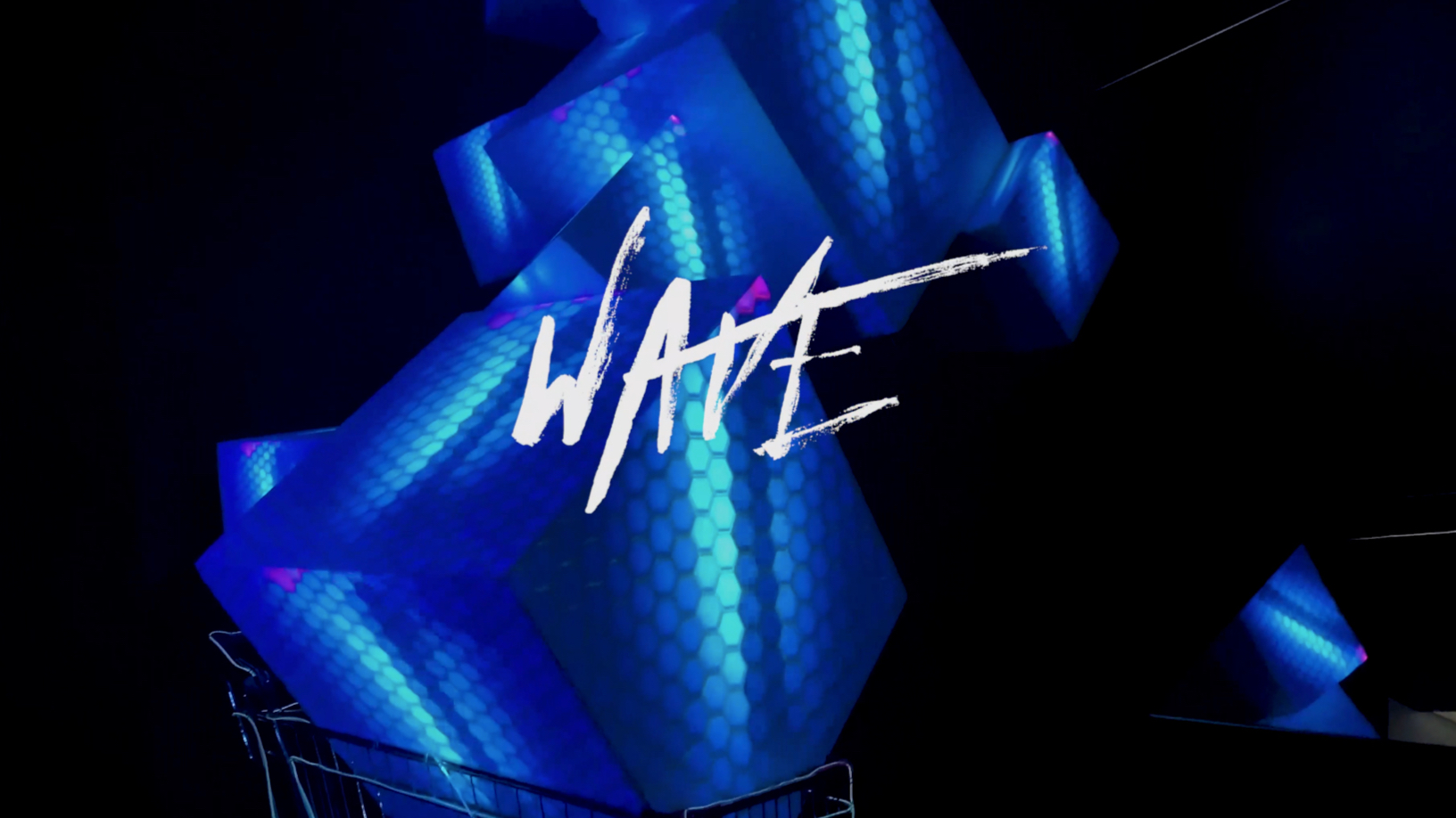 Wave｜3d mapping interactive art installation｜interactive demonstration