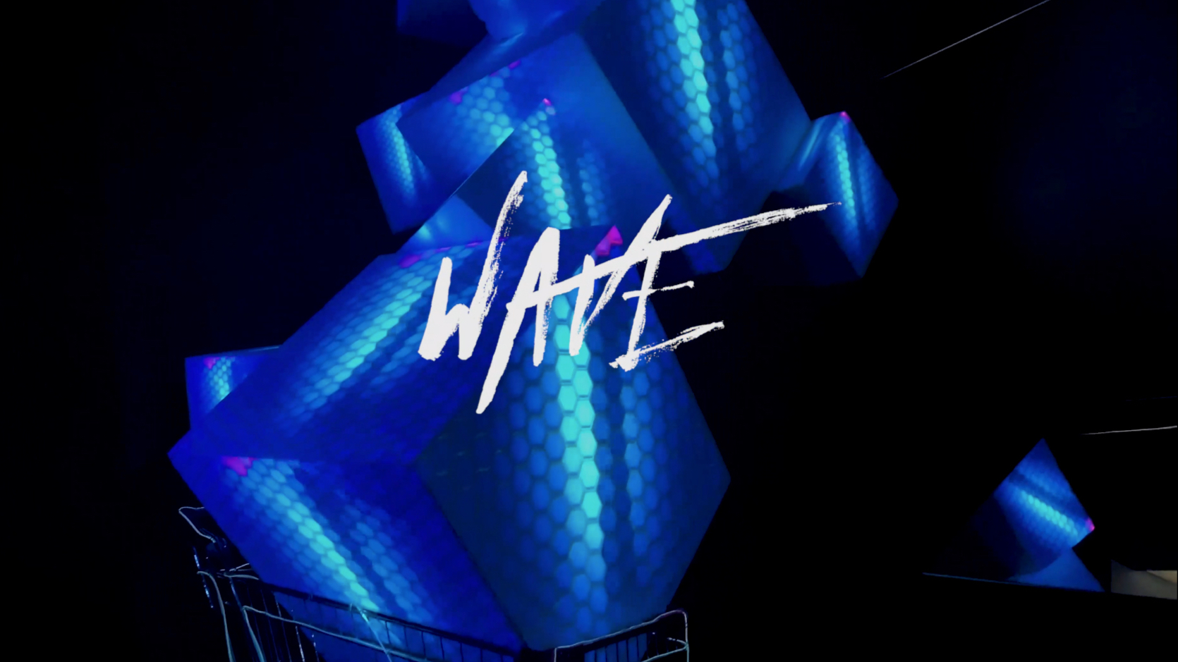 Wave｜3d mapping interactive art installation｜Visual demonstration