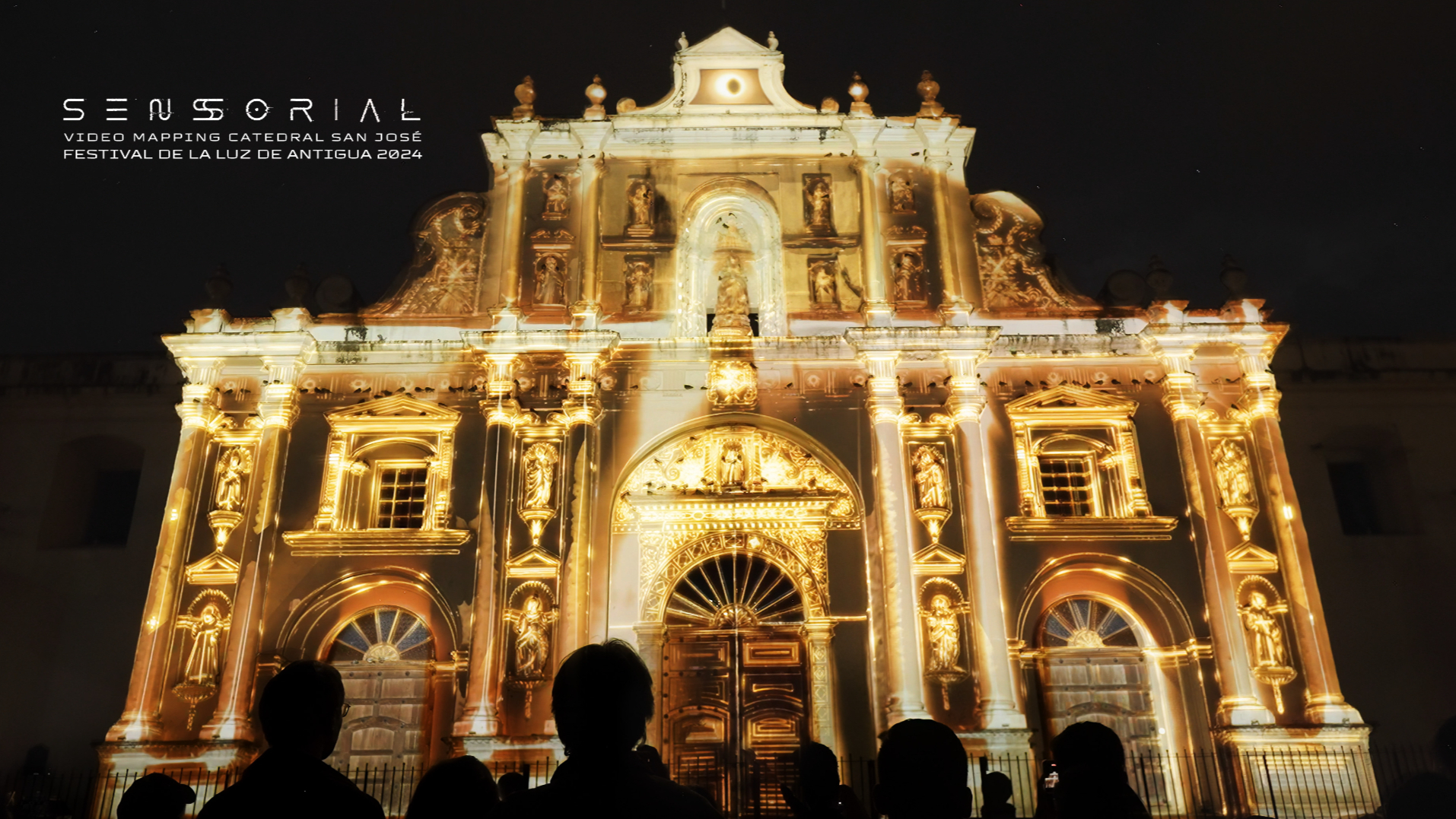 Projection mapping @ Festival de la Luz de Antigua, Guatemala 2024