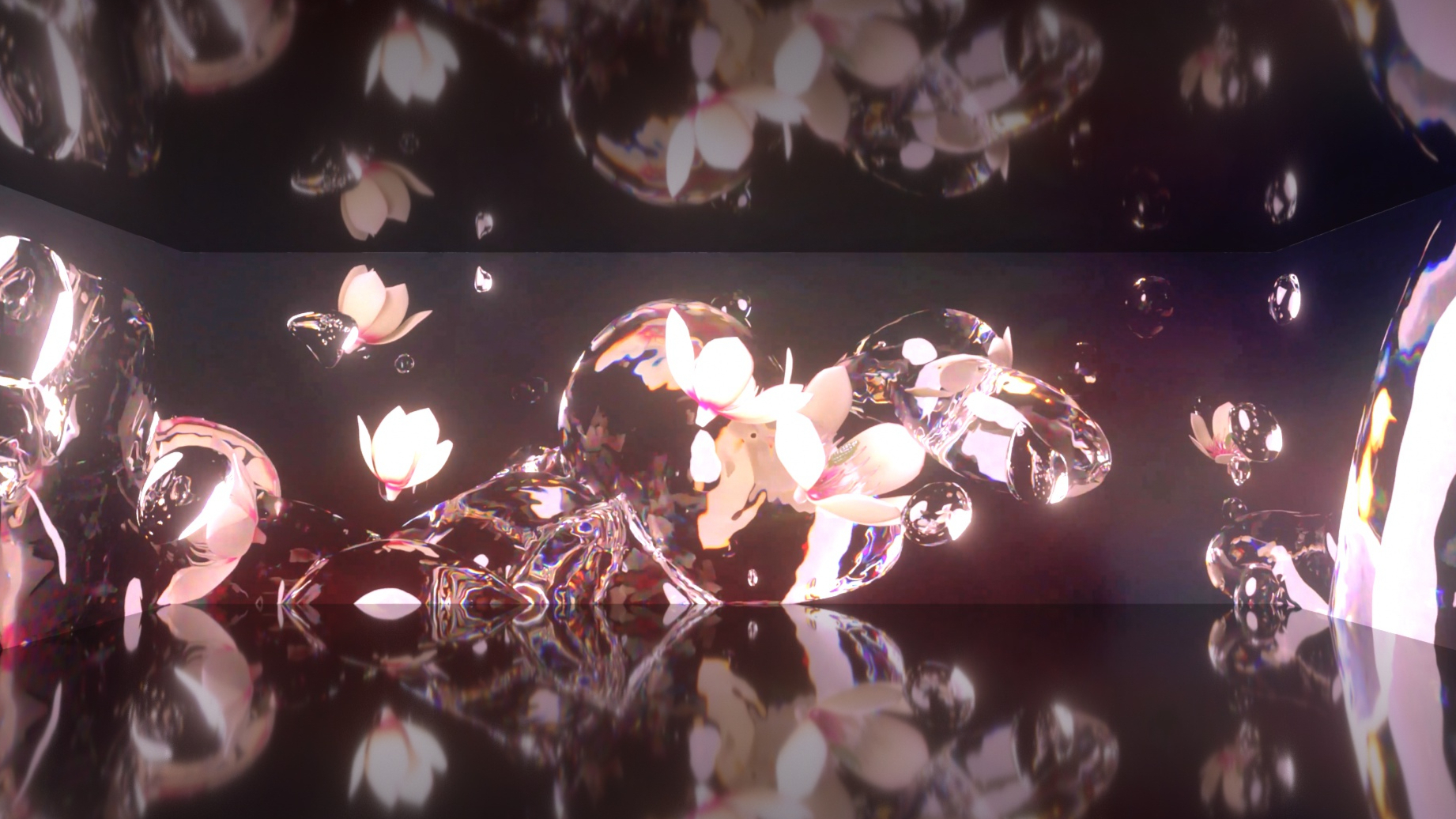 【Deep in the Blossoms】 Immersive Space Imagery