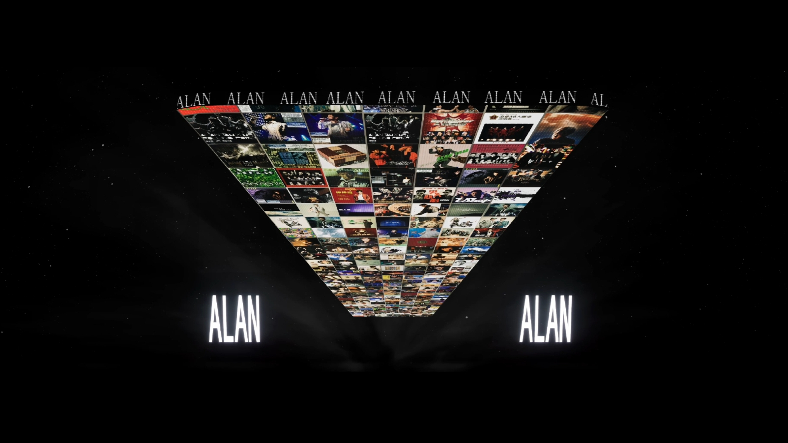 Visual design of Alan Tam's "Songs of the World" "Can't Say Goodbye"