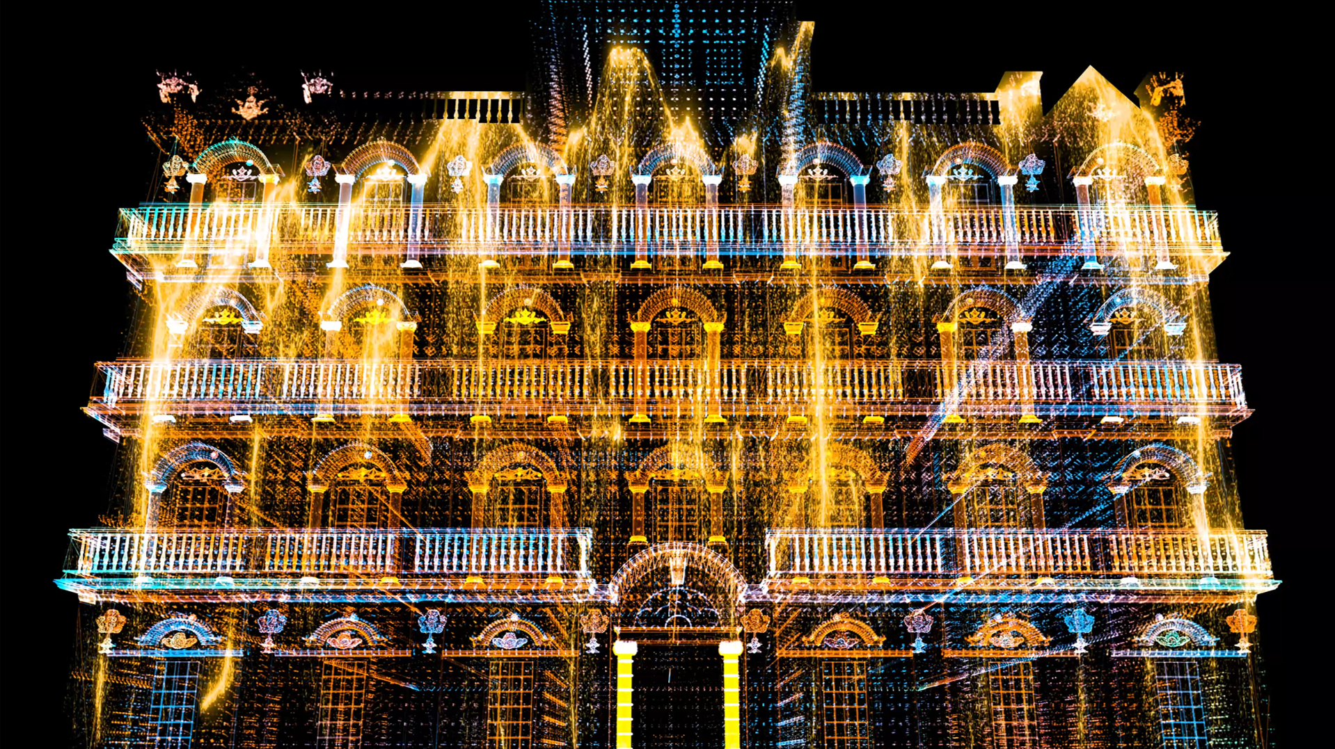 3D Mapping Light Show "Light and Shadow of August 1st"