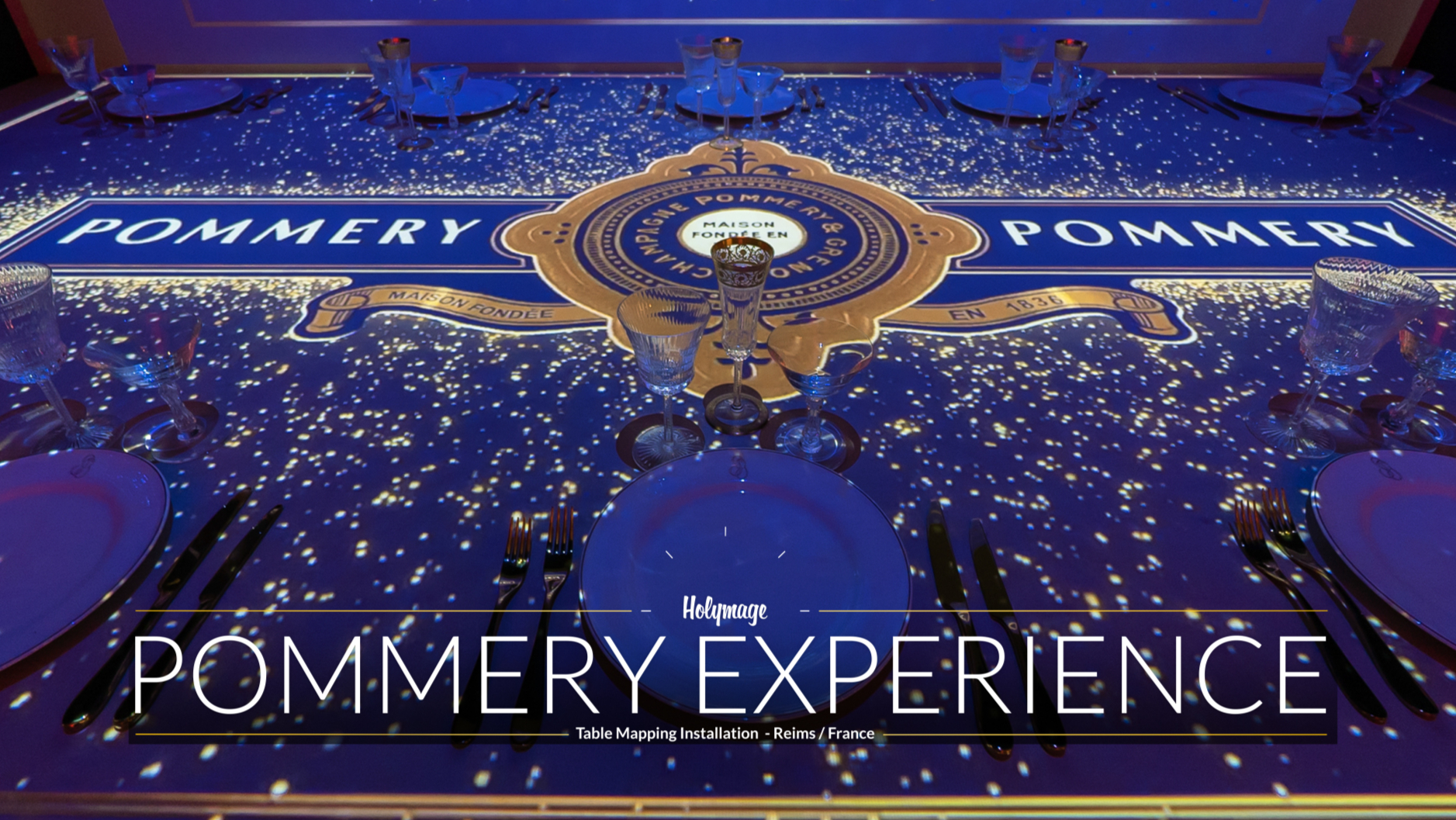 Pommery - Table mapping installation