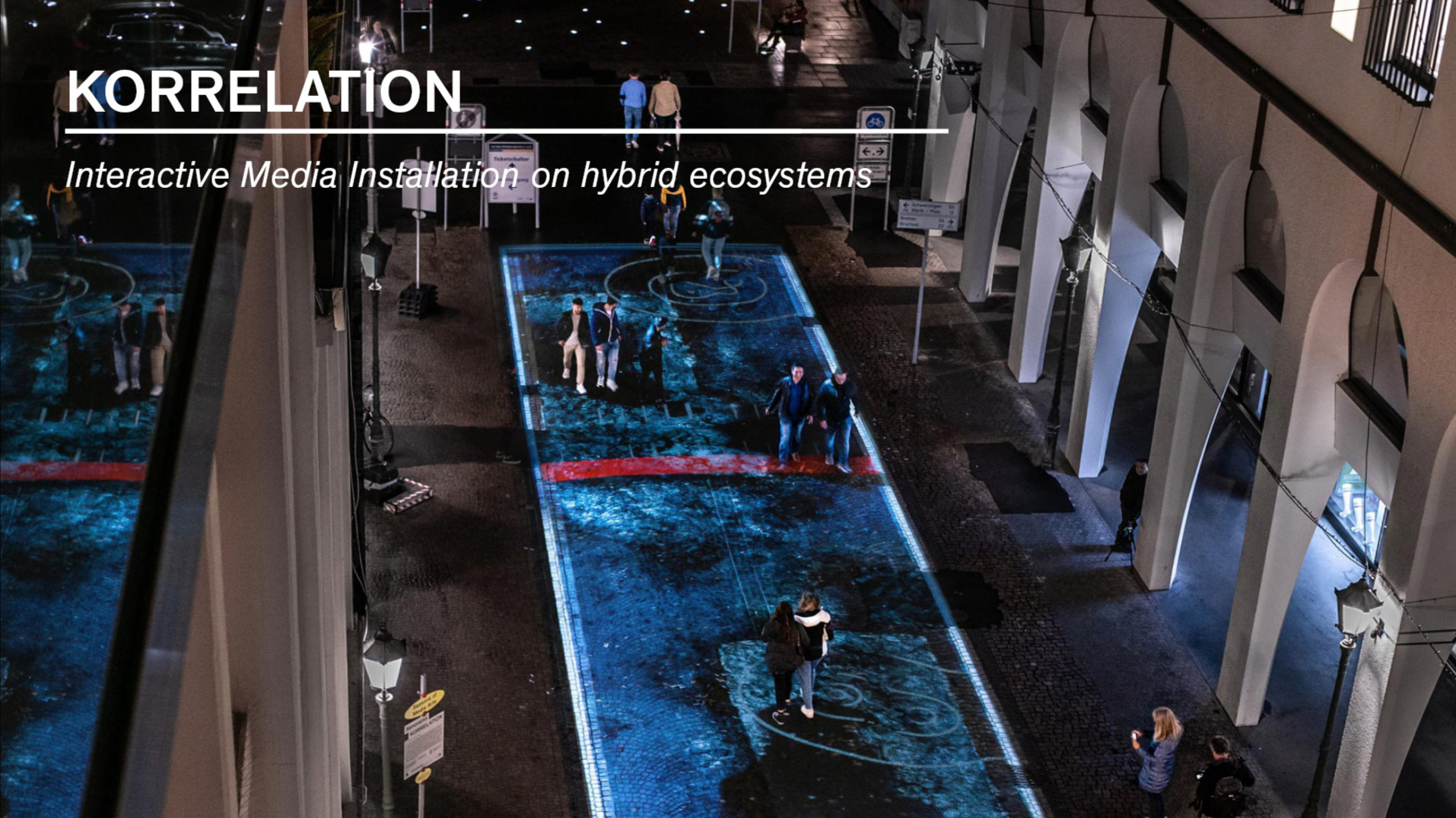 KORRELATION | Interactive Media Installation on hybrid ecosystems