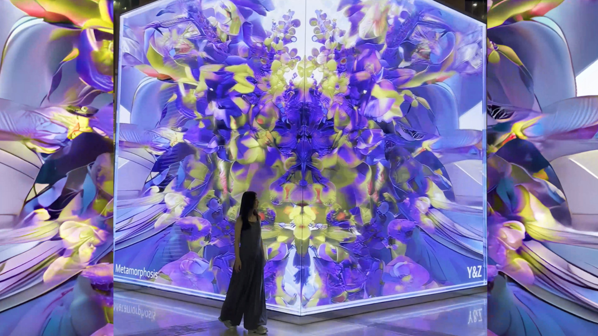Metamorphosis | Y&Z 人工智能驱动裸眼3D装置作品