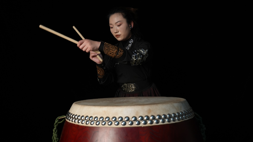 北京击鼓乐团：黑神话悟空传统大鼓开场秀#战鼓##开场鼓#