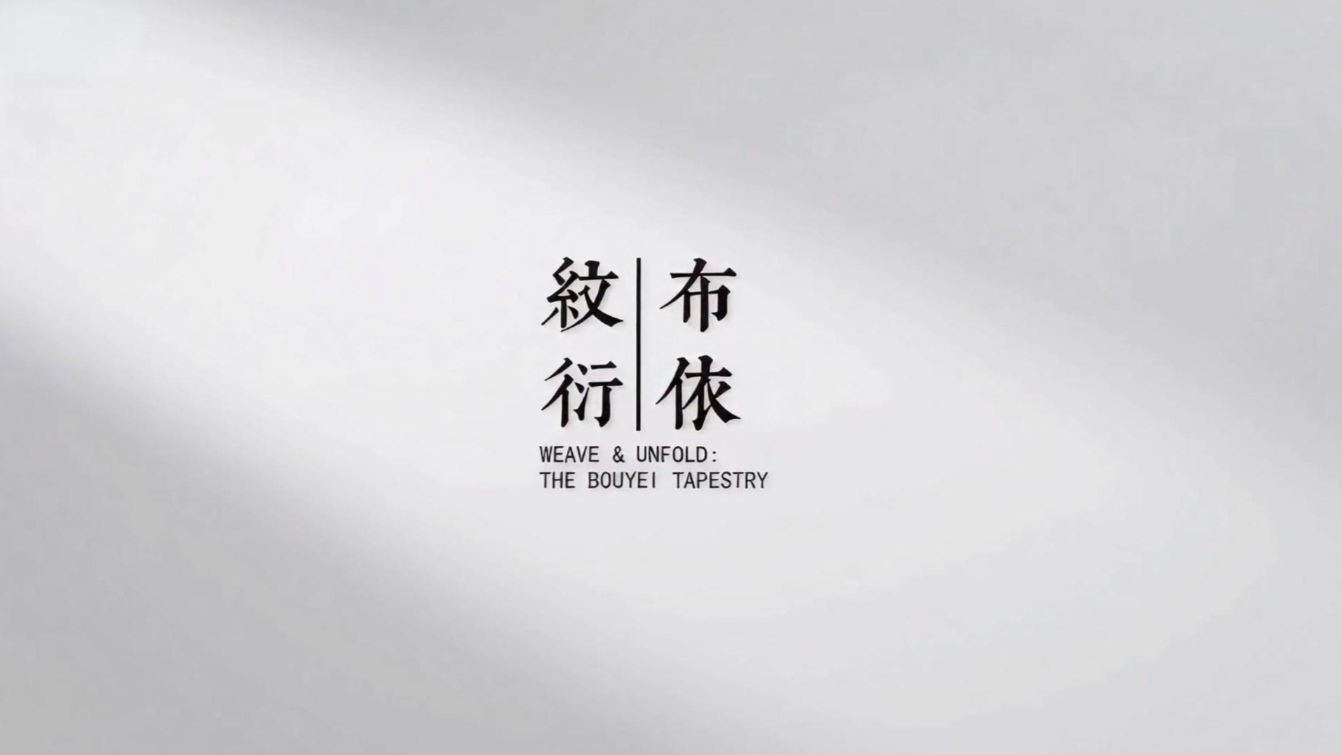 《纹衍布依》作品——纹衍古今系列科普短片1