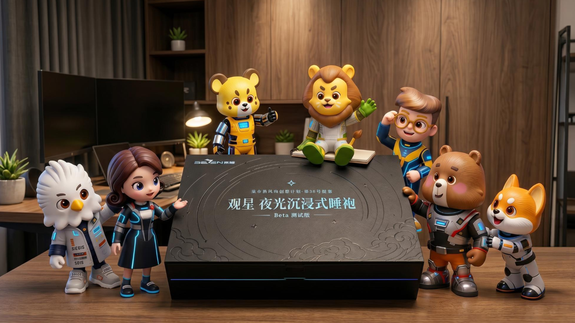 柒市星梦：观星睡袍的治愈创想