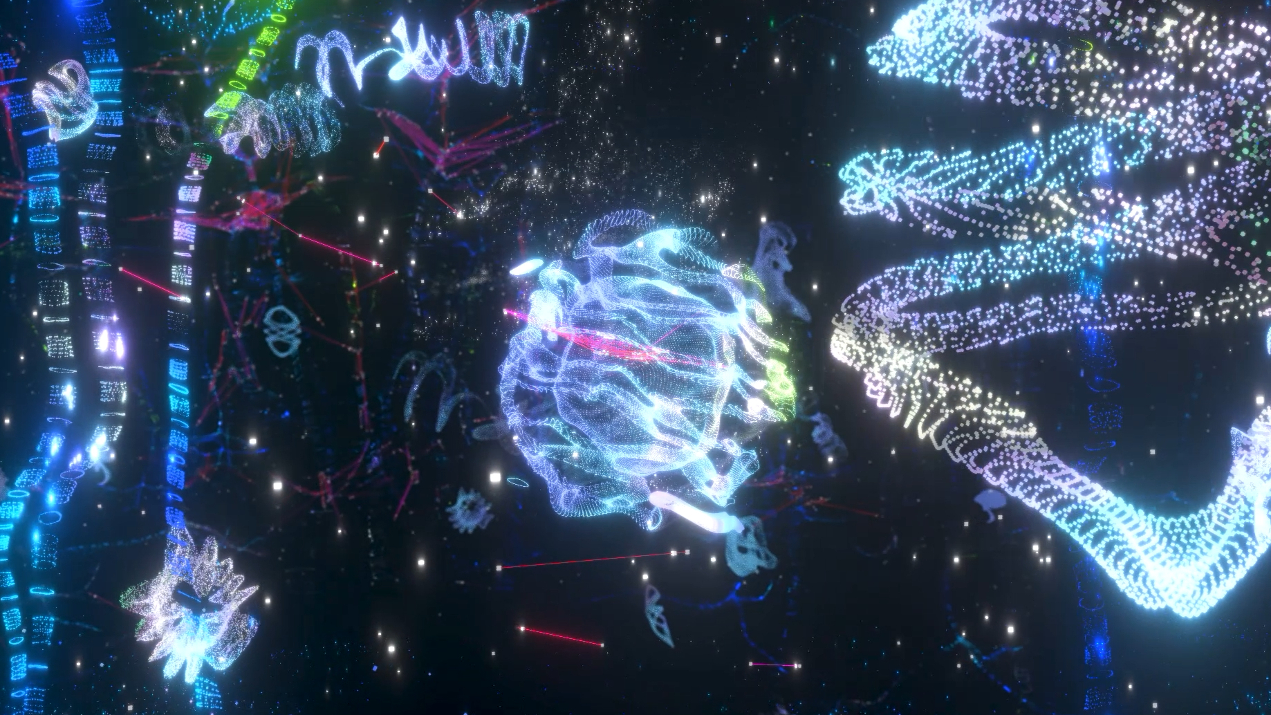 数字浮游 微尘宇宙 |Touchdesigner数字艺术