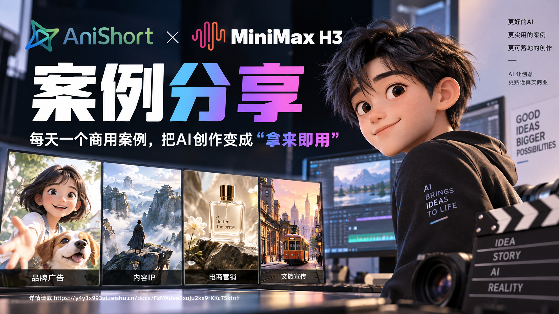 AniShort × MiniMax H3 案例分享｜每天一个商用案例，把AI创作变成"拿来即用"