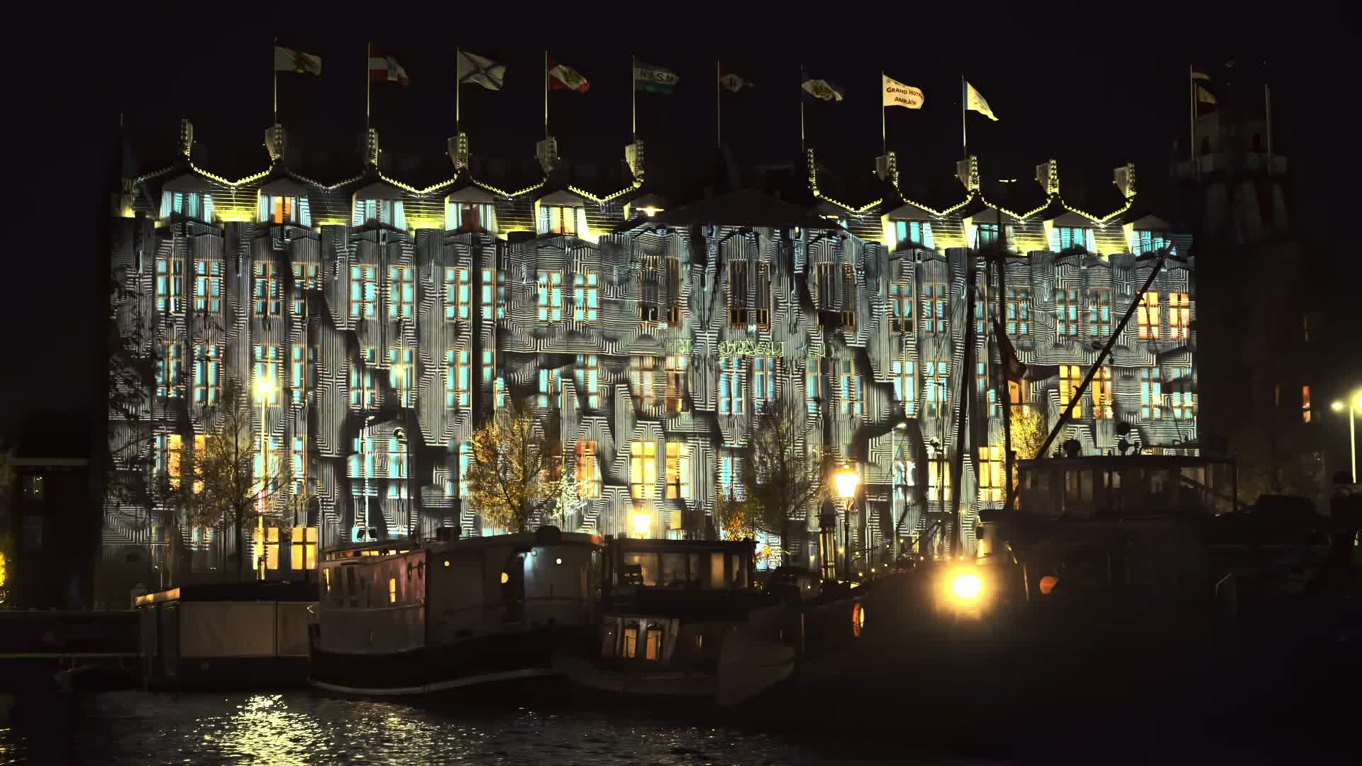 Javier Riera / Amsterdam Light Festival 2024 / Amrath Hotel / 荷 兰