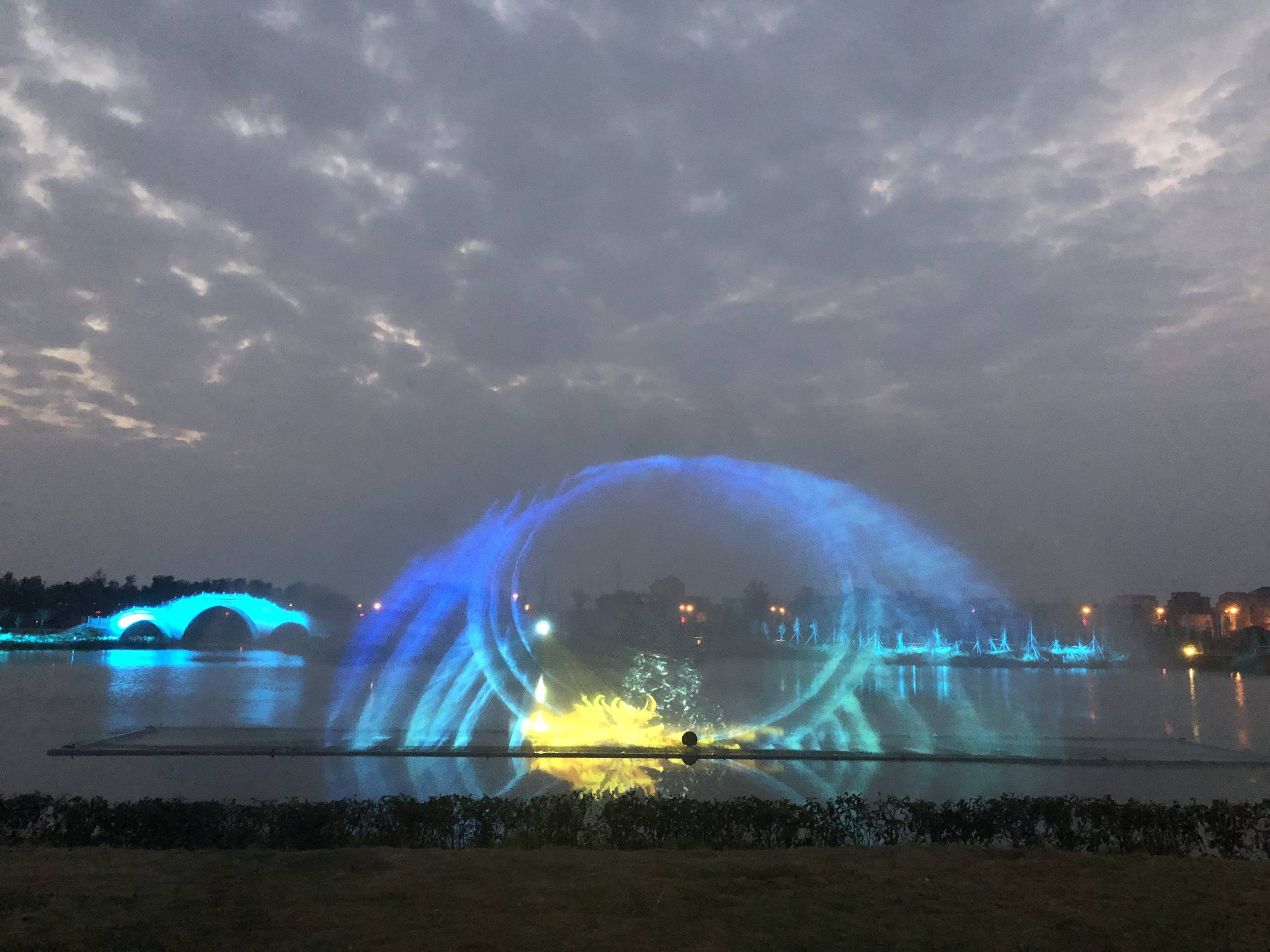 原创3d水幕投影《妈祖》亮相湄洲岛 by汉合天辰 | mana